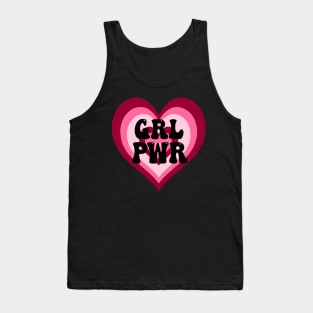 Color Punch Girl Power Sticker Tank Top